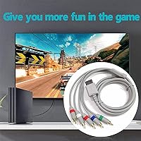 Vista 7 de Cable de componentes AV para Nintendo WiiWii U RCA Audio Video HD Cable de 2