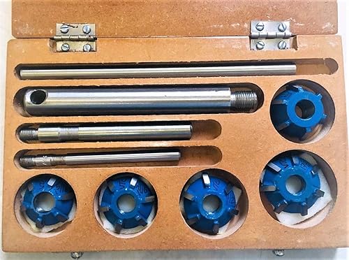 Cortadores de carburo de carburo de asiento de válvula de motor pequeño y grande 30, 45, 7020 grados de diámetro + envío expreso gratis (juego de 5