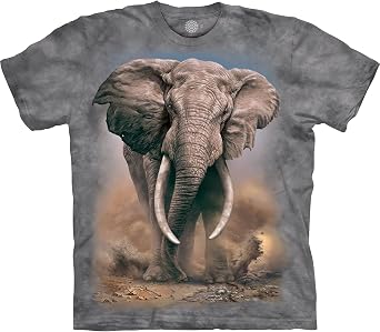 The Mountain Unisex Adult African Elephant Short Sleeve T-Shirt