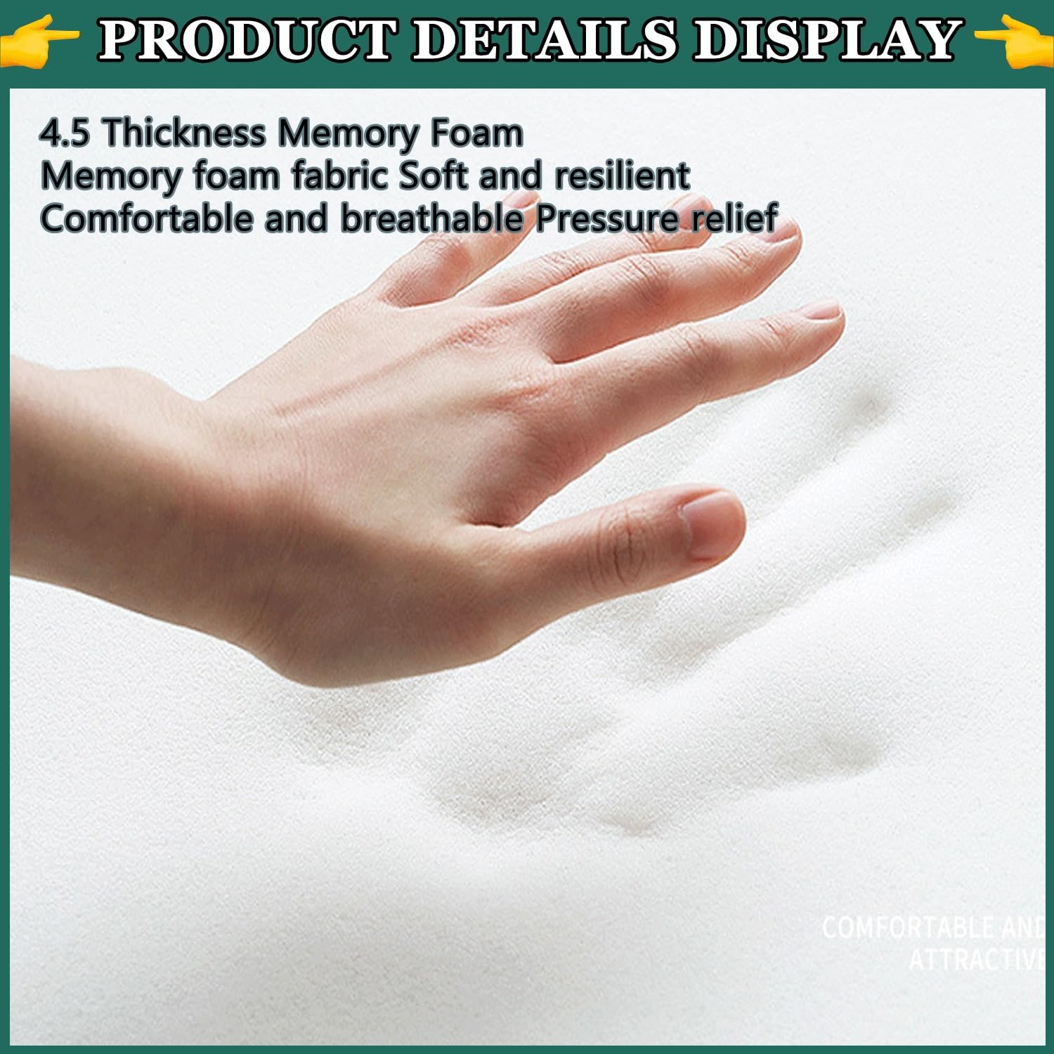 uyeoco Cojín Redondo Impermeable para Silla de jardín, 30/35/40cm de 4.5cm Grosor, Espuma de Memoria Cojín de Asiento para Interiores y Exteriores, Patio, césped(S2,Diameter 35x4.5cm Thick)