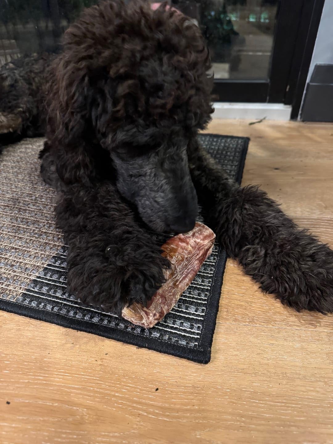 Bully Bunches Beef Trachea Wrapped in Jerky Dog Chews - Long Lasting Natural Dog Treats for Medium & Large Dogs, High Protein Crunchy Chew with Natural Collagen & Joint Support (6" (Pack of 8), Beef)