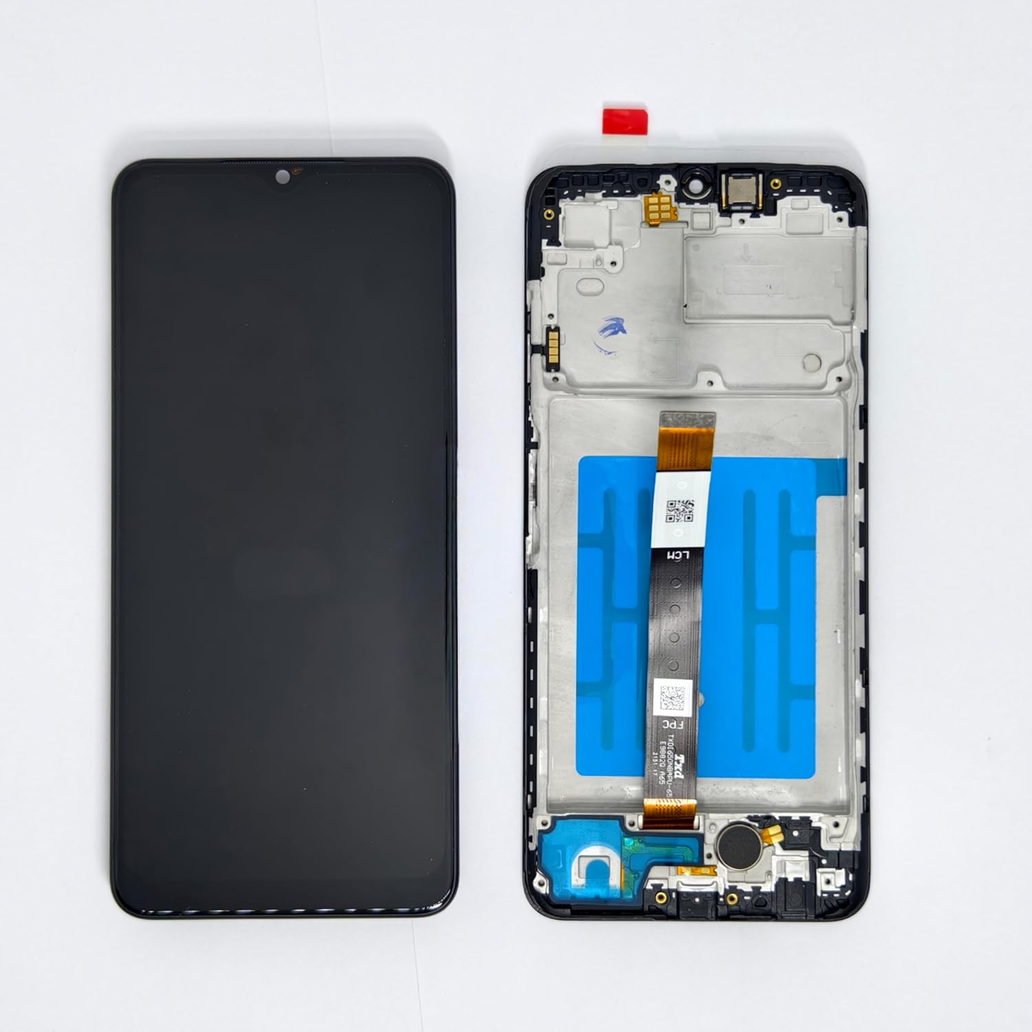 OEM Samsung Galaxy A03S Screen Replacement for Samsung SM-A037u A037u1 Screen Replacement 6.5 inch LCD Display digitizer Touch Screen Assembly with Full Accessories [(Black with Frame)