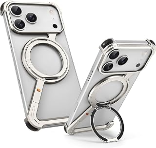 OATSBASF Minimalist Metal Phone Case for iPhone 17 Pro Max Case