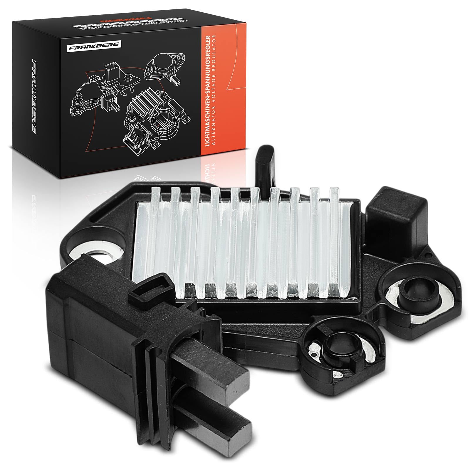 Frankberg Regulador del Alternador 2 Polos Compatible con Serie 5 Touring E61 Serie 5 E60 Serie 7 E65 E66 E67 Serie 6 cabrio E64 Serie 6 E63 Replace# 140011