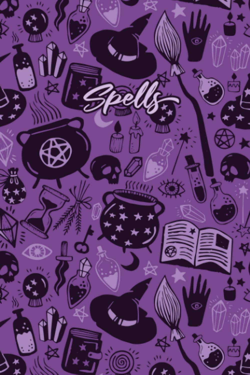 Witch Notebook: Purple Witch Spell Book Journal - Lined Notebook Journal - 6 x 9 Inches - 110 Pages (Note Book Journals)
