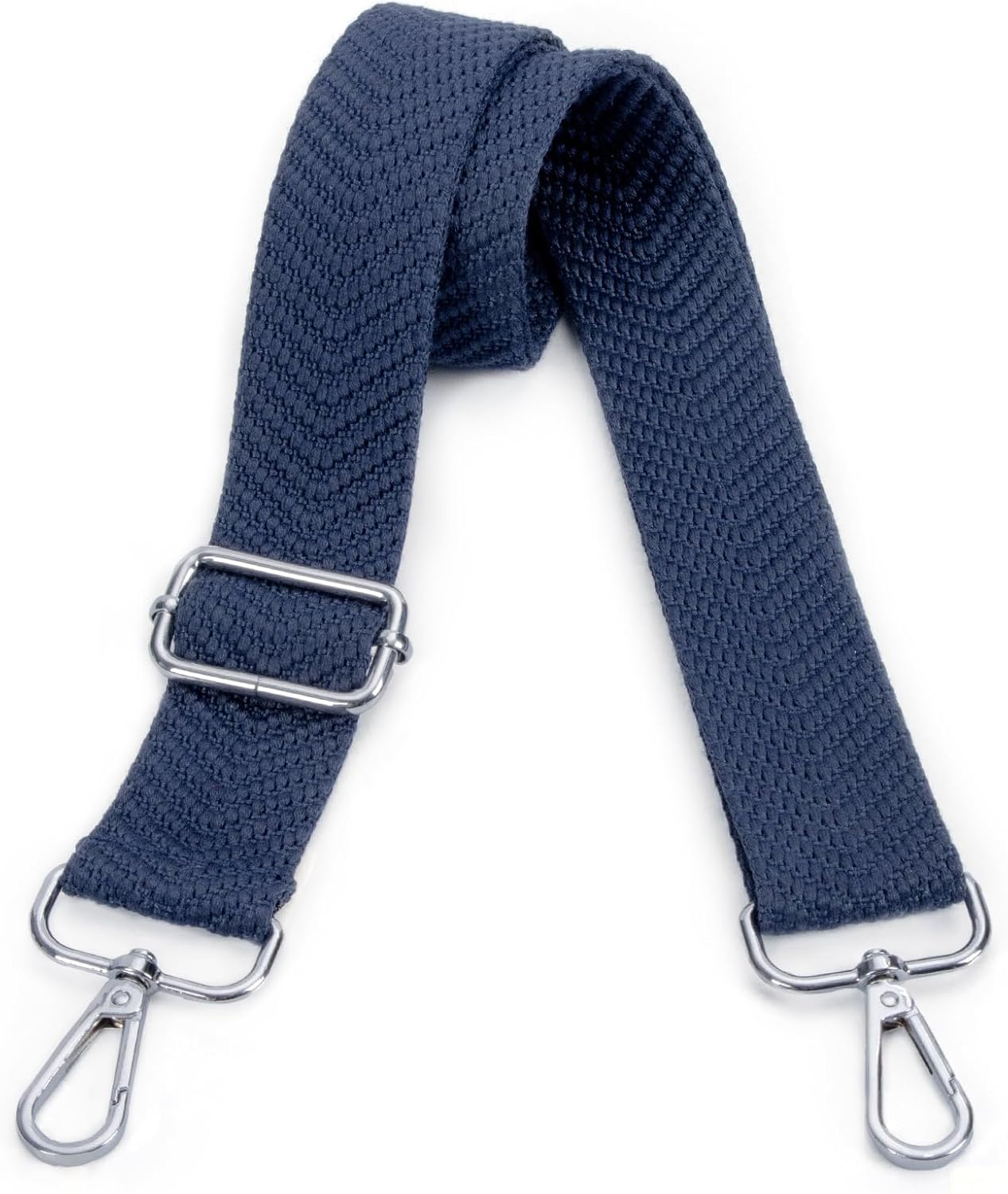 Blue silver buckle