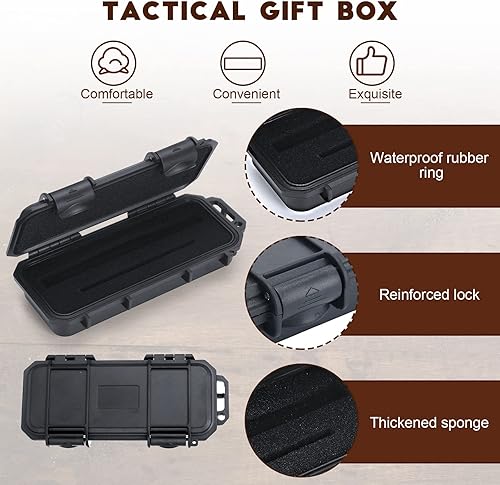 Miniatura 5 de Bolígrafo de acción Bolt con caja de regalo, bolígrafo sólido para amantes de las armas con repuestos de tinta negra para papá, colega, novio,