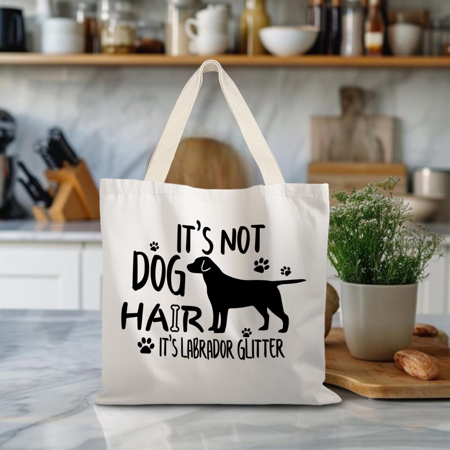 Canvas Tote Bag Aesthetic,Zoon Cow Dog Cat Tote Bag,Gifts for Women Canvas Tote Bags image 5