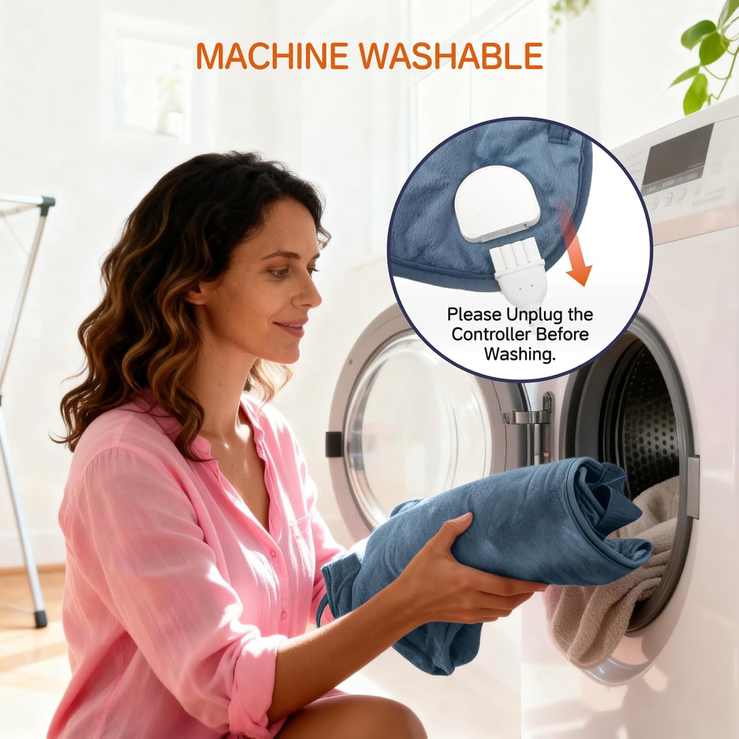 Heating Pad for Neck and Shoulders, Back Pain Relief, Electric Heating Pads with 6 Heat Levels & 4 Time Settings, Auto Shut-Off, Gift for Mom and Dad - Image 7