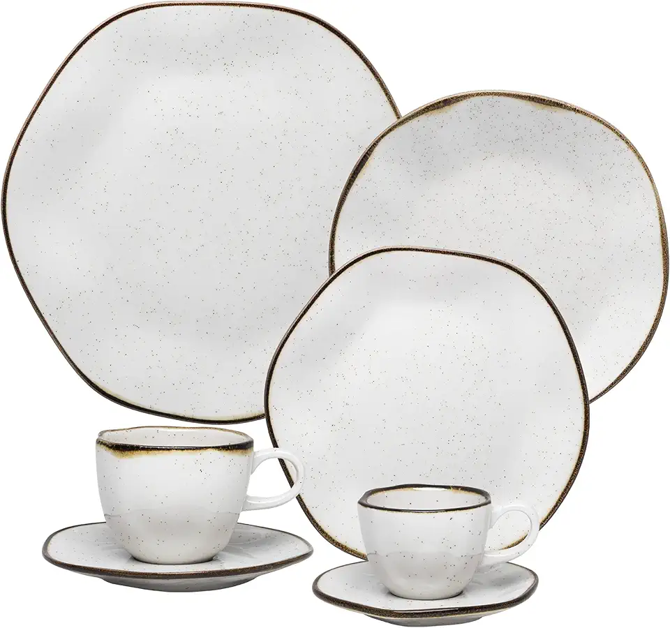 Aparelho de Jantar, Chá e Cafezinho 42 peças Ryo Maresias TB