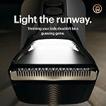 MANSCAPED® The Lawn Mower® 4.0 PRO - Tondeuse à Poils du Maillot & du Corps, Lame de Tonte SkinSafe® Mise à Jour, Tondeuse Étanche Humide/Sec, Compatible avec Chargement USB-C & Sans Fil, Rasoir à Boules pour Hommes avec Verrou de Voyage