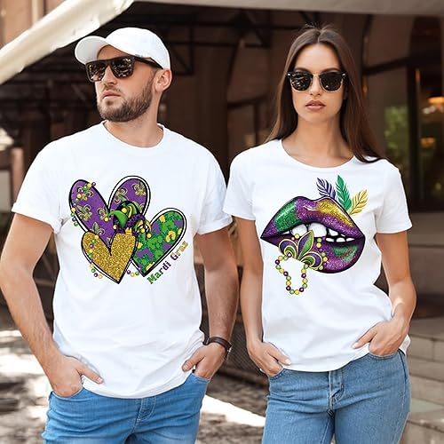 Miniatura 5 de Parches de calcomanías para planchar de carnaval, Mardi Gras, máscara de transferencia térmica, lavable, transferencia de calor, apliques de vinilo