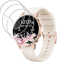 Fo‎r ceyot 1.28 inch Film Protective Film [2024] Smart Watch 1.28 Inch Film, High Clarity, Anti-Fingerprint, Reducing Reflection, High Sensitivity, Flexible LCD Protective Film, Smart Watch 1.28 Inch