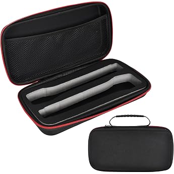 Microphone Carry Case Wireless Microphone Case Handheld Microphones Storage Box Shockproof Karaoke Microphone Hard Case EVA Storage Microphone Protective Case Microphone Box Microphone Carry Bag