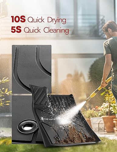 Miniatura 9 de YHTAUTO Alfombrillas automotrices compatibles con Toyota Tundra 2022 2023, ajuste personalizado para todo tipo de clima, tapetes de goma de