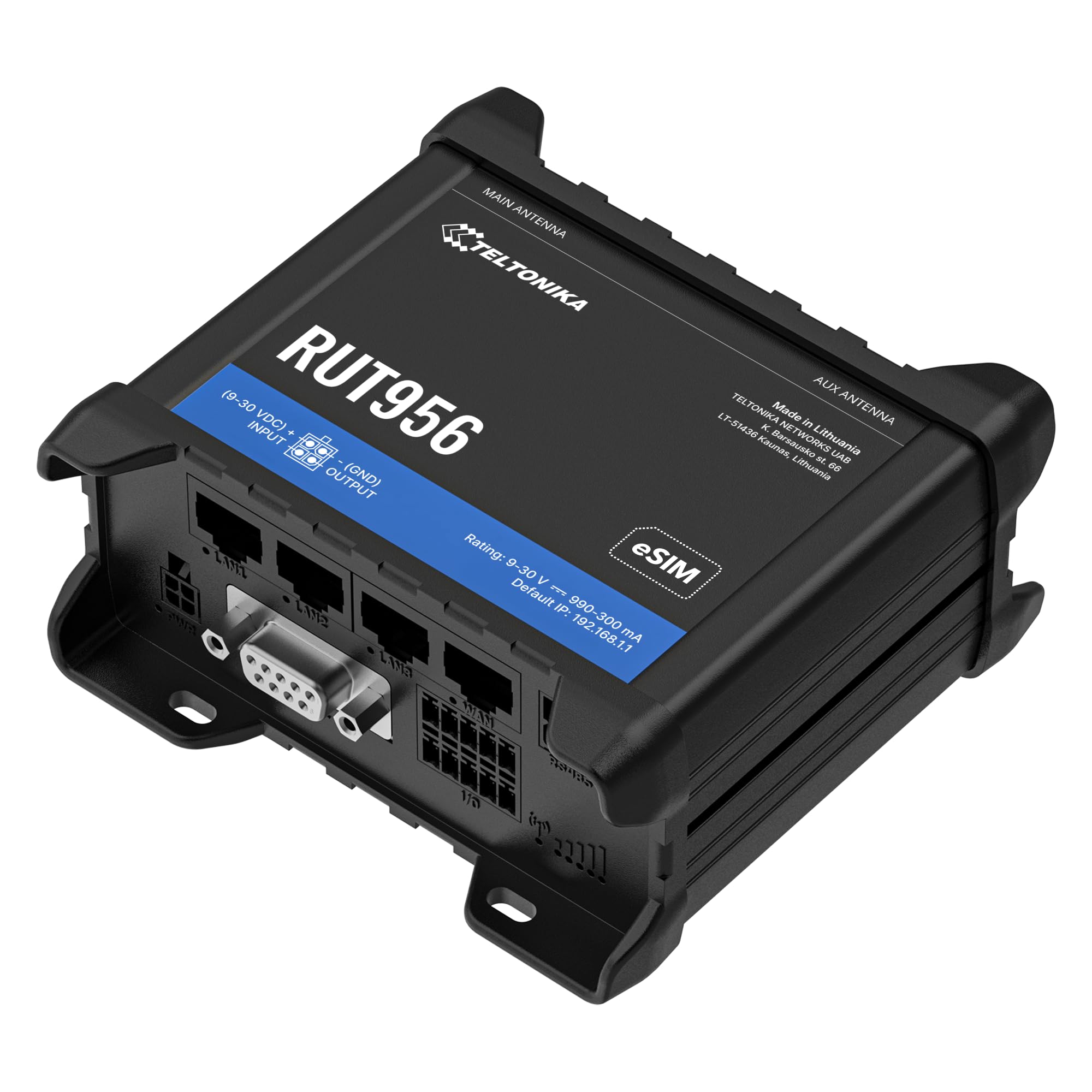 Teltonika RUT955 LTE 4G Router Noir