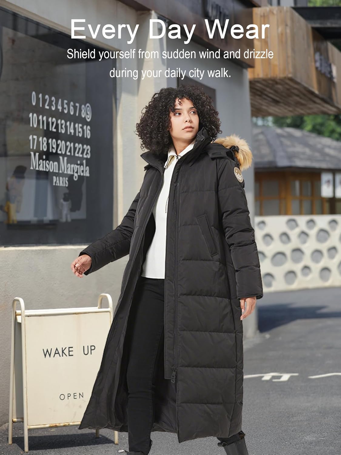 Fitouch Women's Waukee Long Down Coat Parka Jacket | 750+ Fill Power | Full-Length