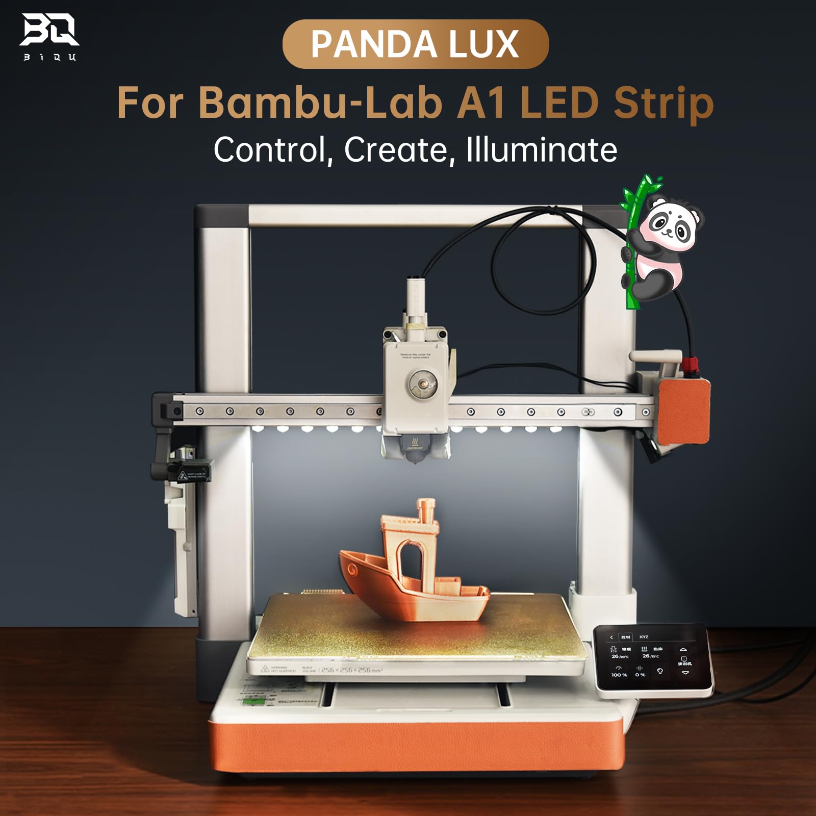 BIQU Panda Lux LED Light Strip for Bambu-Lab A1 3D Printer Easy