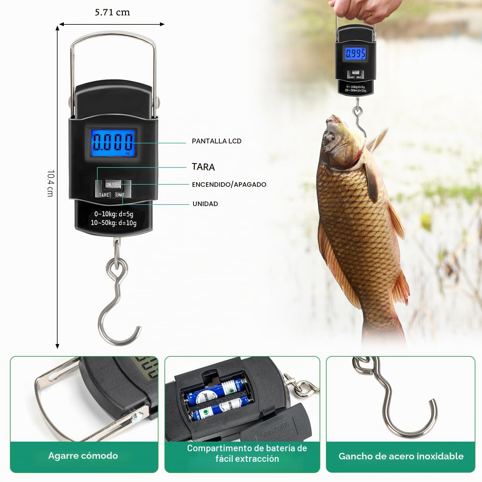 THKFISH Kit de herramientas de pesca de 85 piezas con bolsa de cintura, alicates, señuelos, escala digital