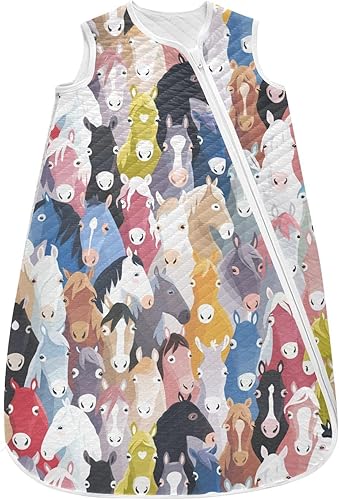 Miniatura 7 de vvfelixl Saco de dormir para bebé, diseño de dinosaurios, divertido y brillante, para bebés de 0 a 6 meses