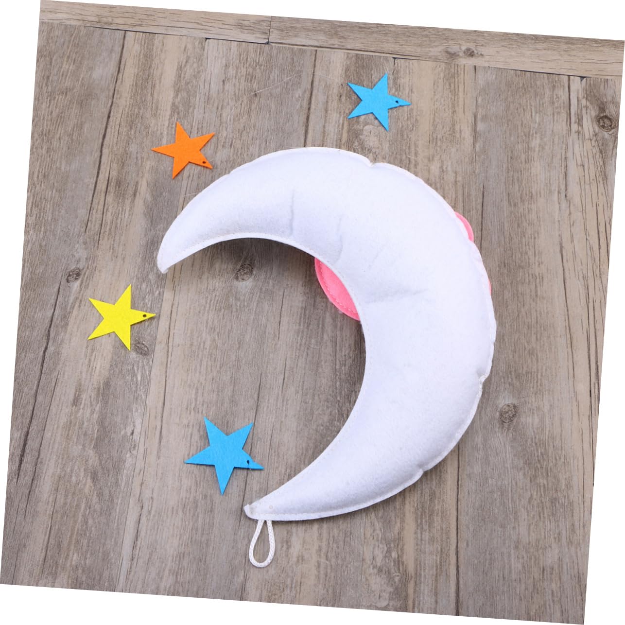 MAGICLULU 2 Piezas Decoración Musical Nube Estrella Móvil Cuna De Niño Teléfono Inteligente Nubes Colgando Decoraciones Móvil De Cuna Estrellas Cuna De Juguete Cuna Móvil Las Nubes