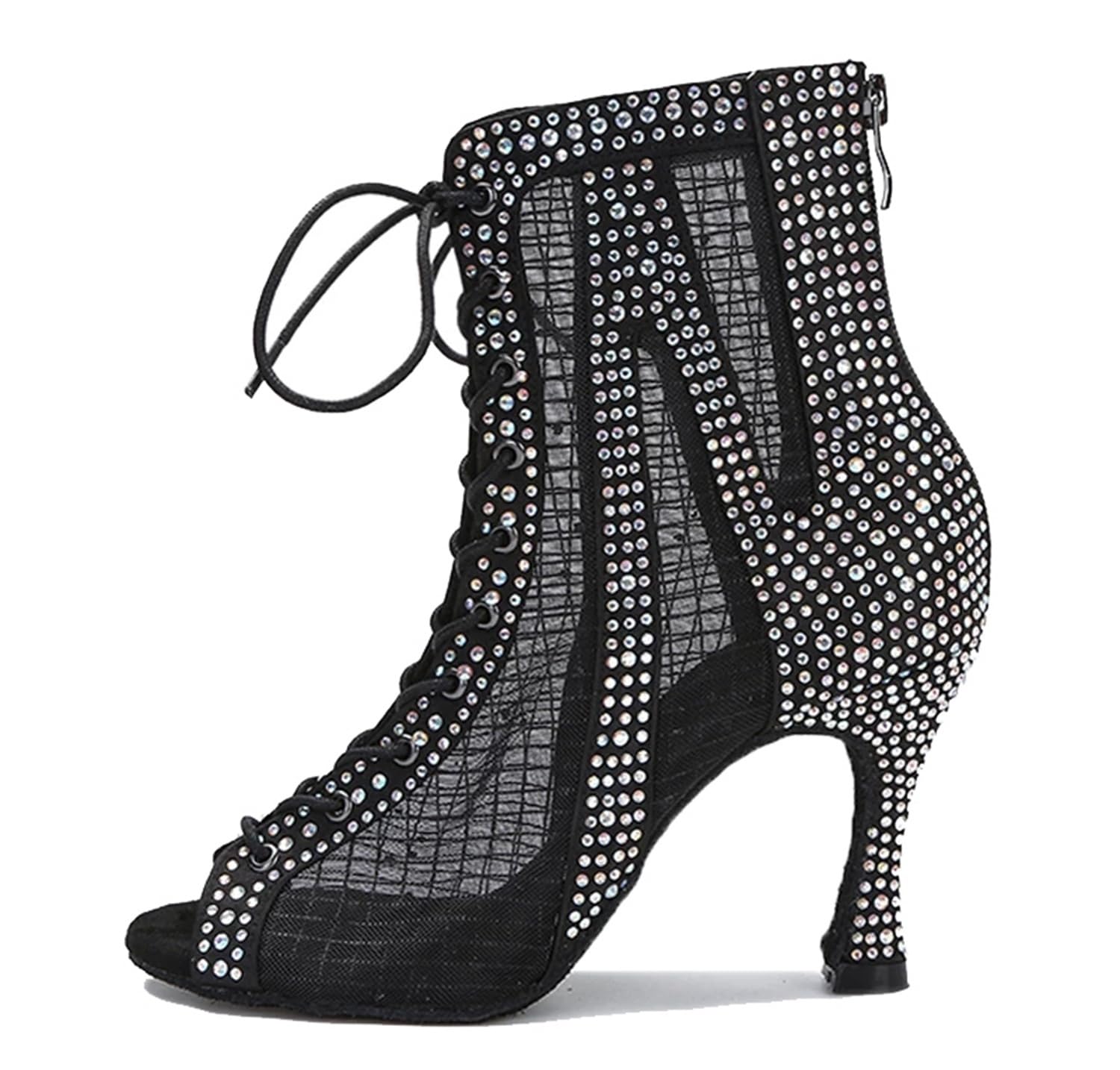 Chaussures à talons ouverts pour spectacles et soirées de danse - 8