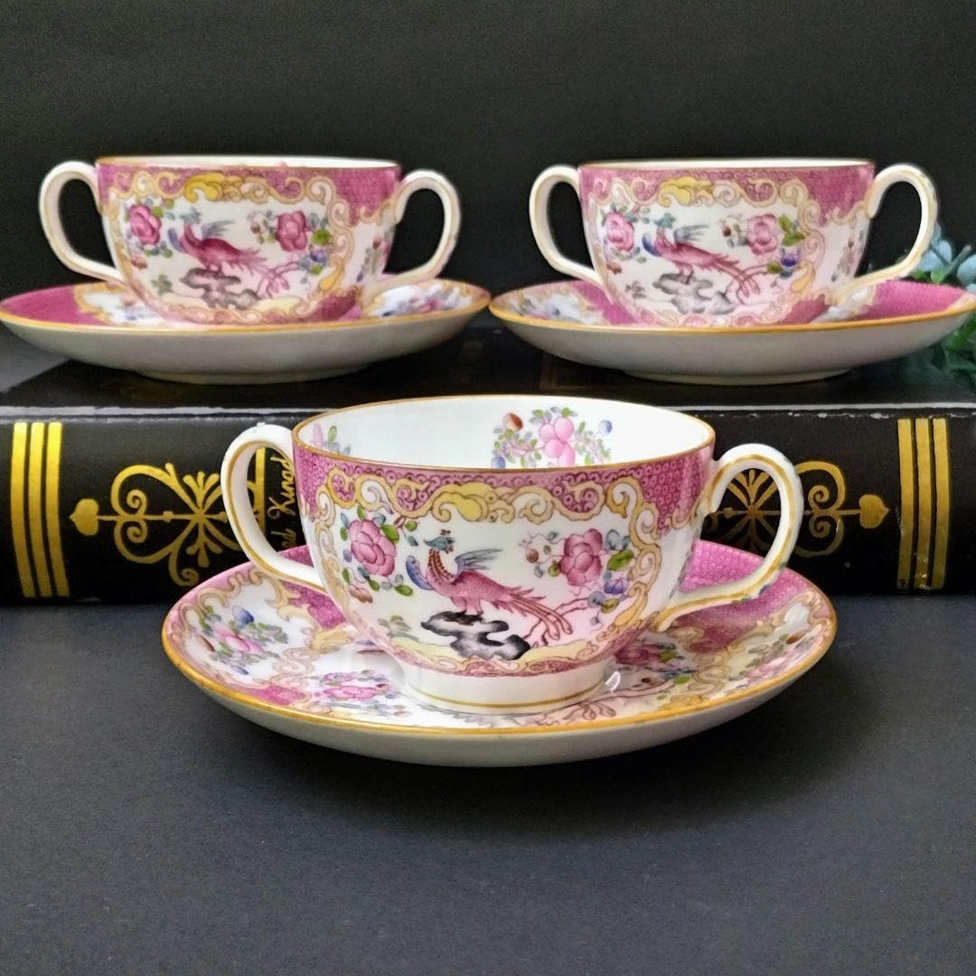 Amazon.co.jp: ミントン コカトリス ピンク カップ＆ソーサー スープ