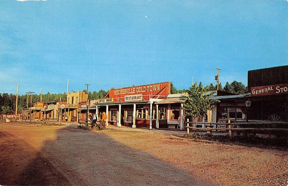 Rockerville South Dakota Gold Town Restaurant Vintage Postcard K39060 at Amazon's Entertainment