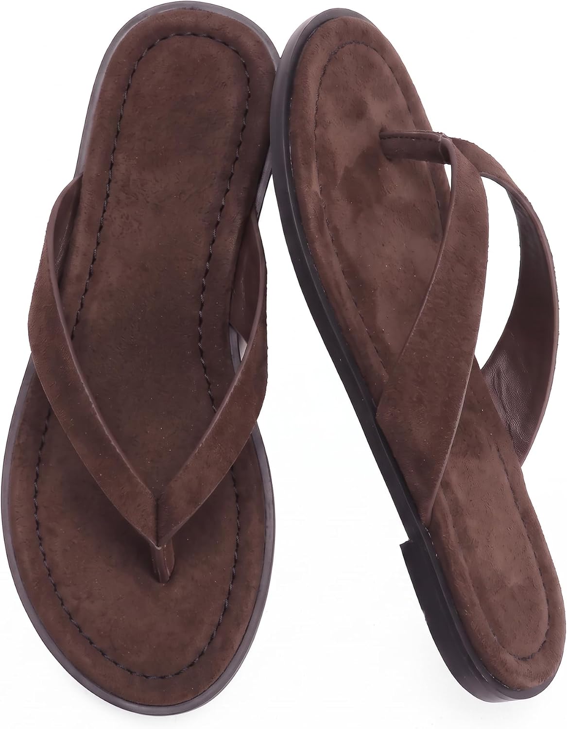 Flip Flops for Women Comfortable Slip on Open Toe Thong Sandals Casual Summer Dress Flats Sandal Shoes.