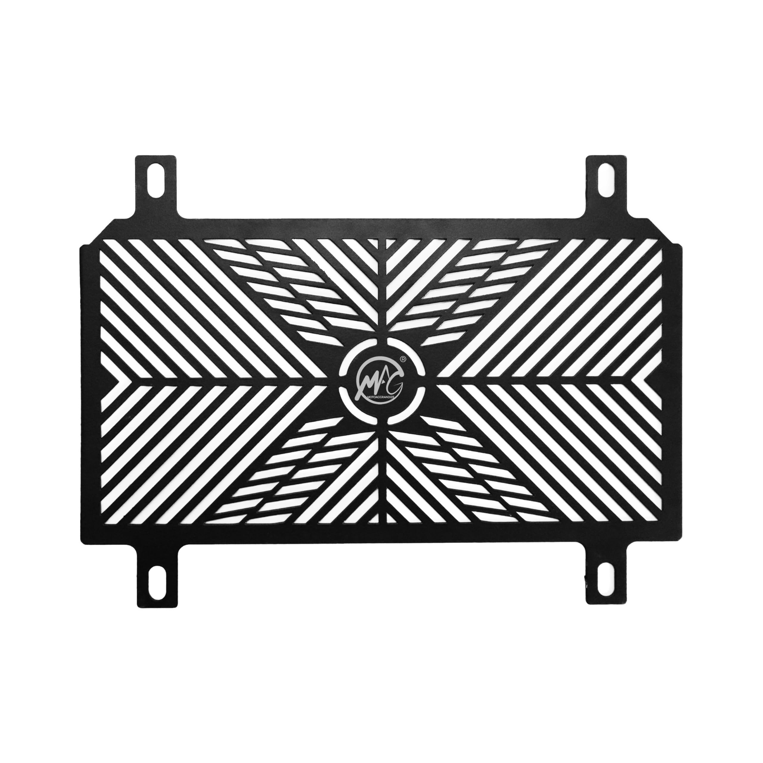 MOTOAGGRANDIZE Radiator Guard/Protector for Kawasaki Ninja 300 | Colour: Black