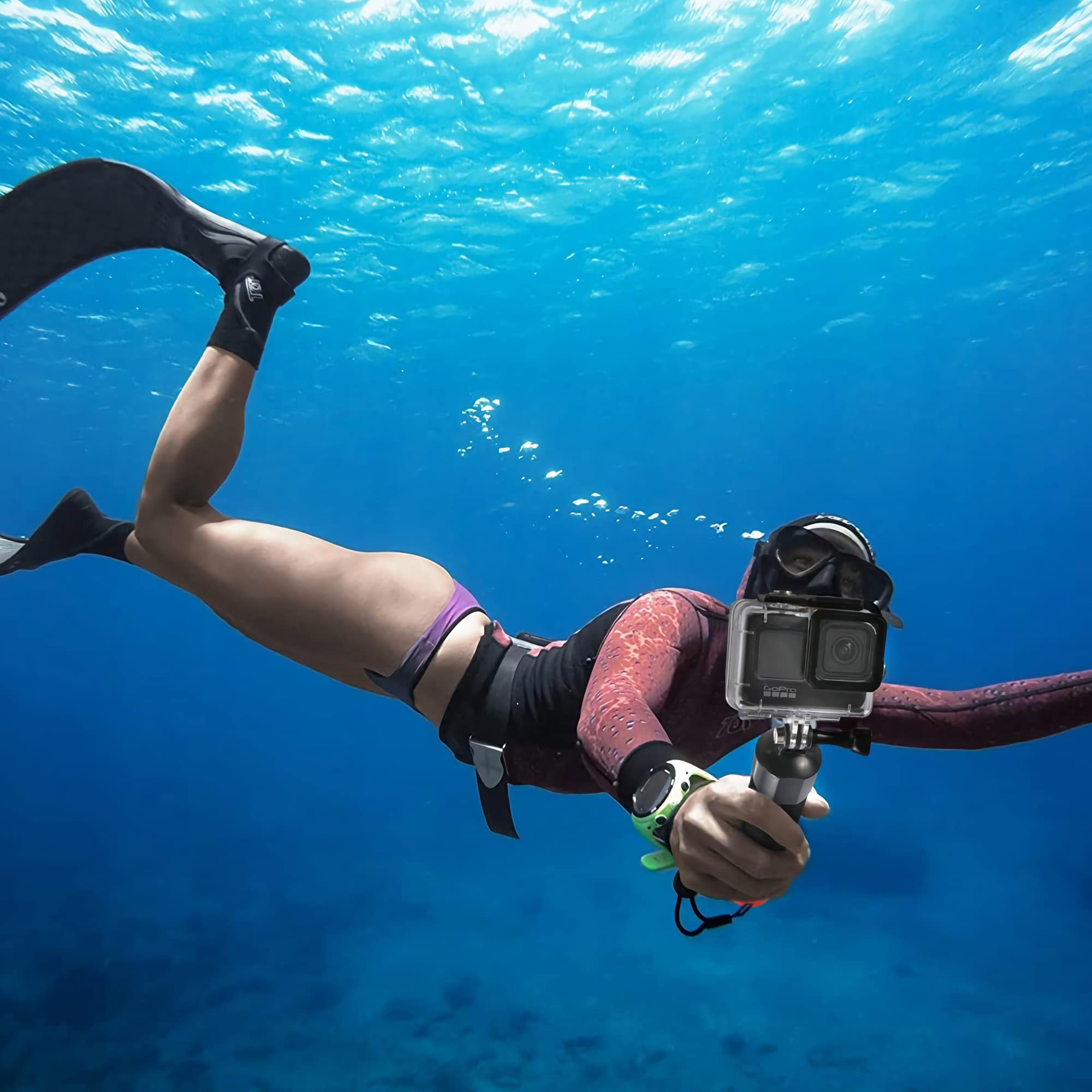 Poignée Flottante Monopode étanche Pour Caméras D'action