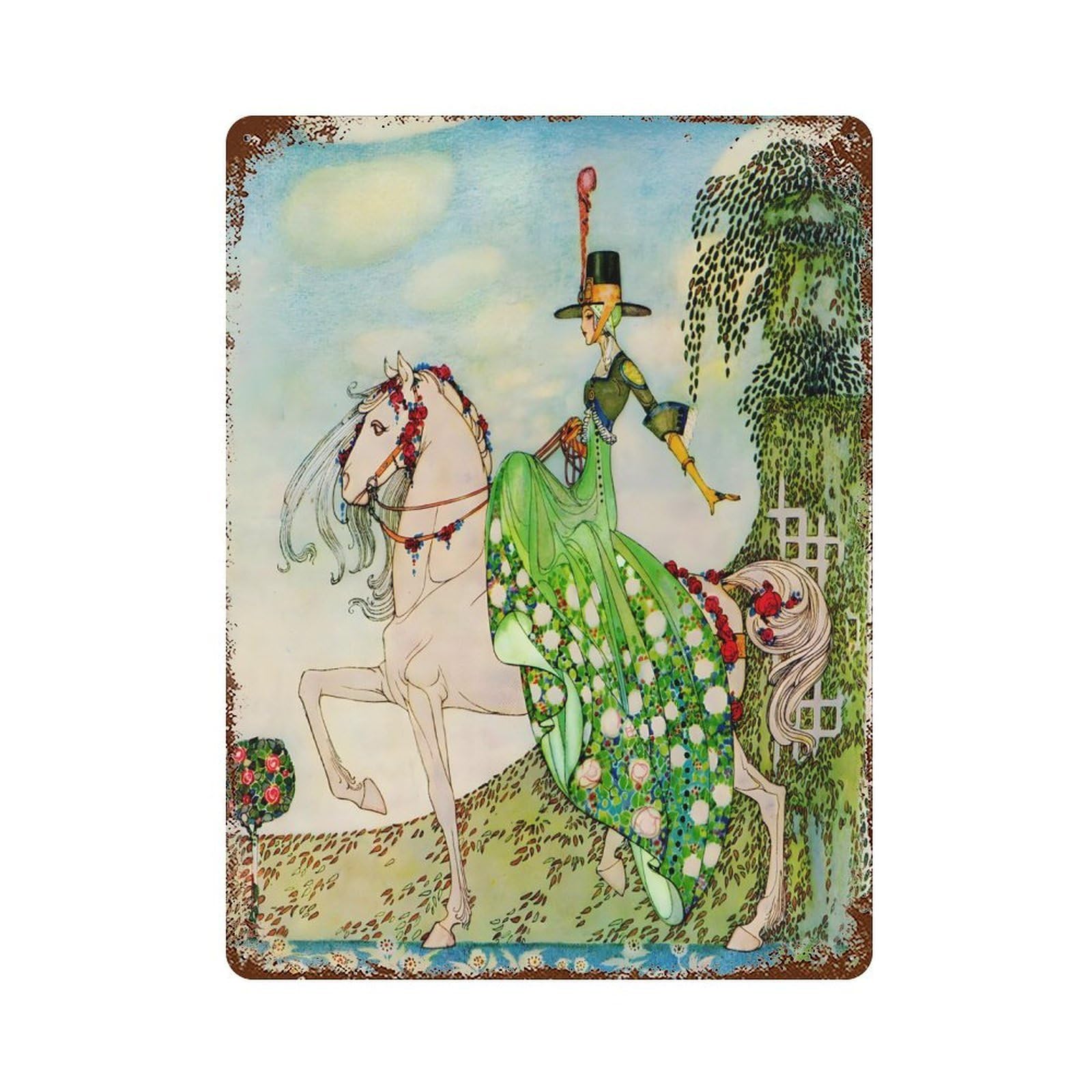 xiaoxiaoshen Artist Nielsen Kay (18) Wall Decor Art Metal Tin Poster Modern Home Decor Art Home Bar Shop Decorations Vintage Sign 40x30cm