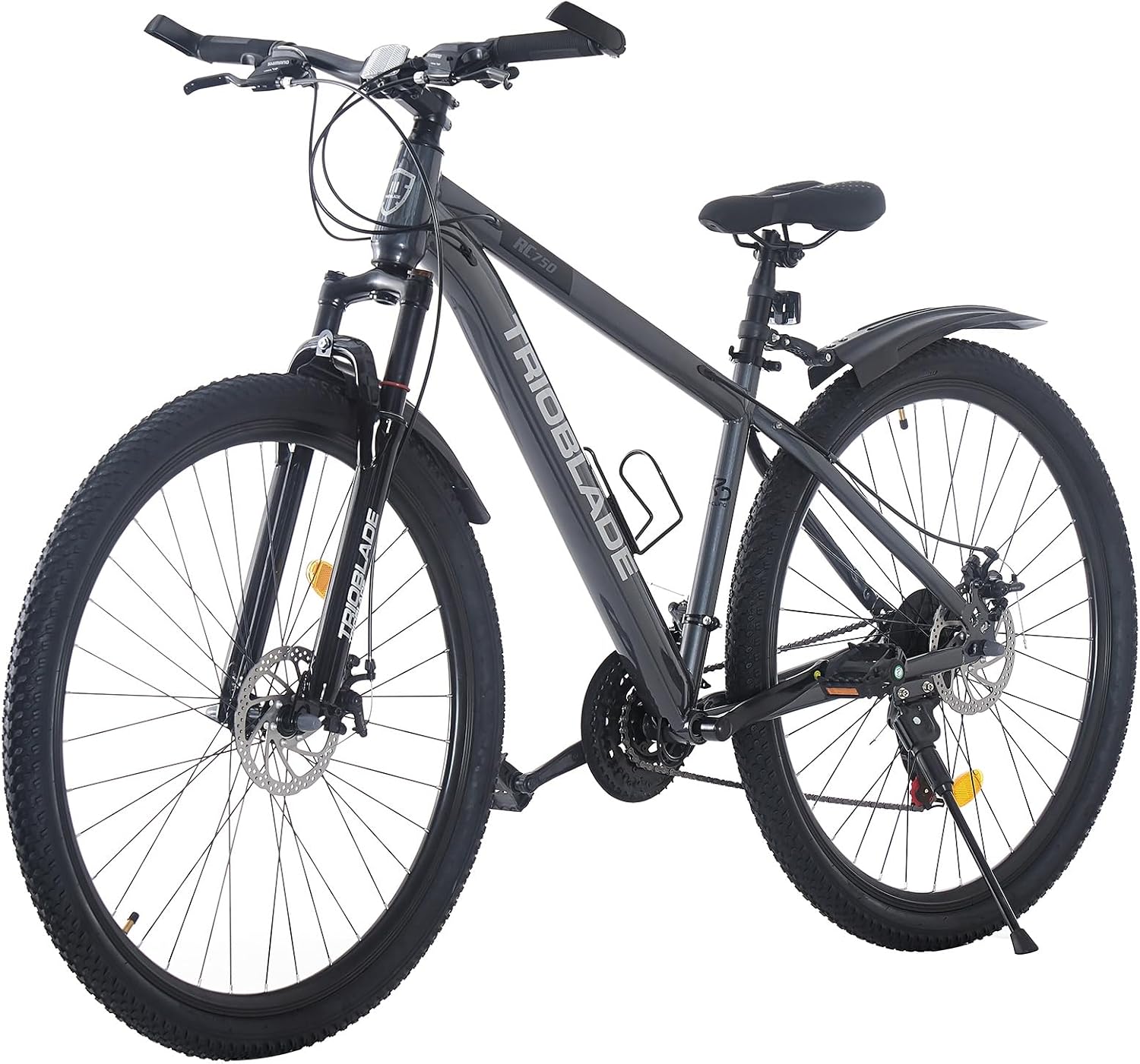 24/26/27.5/29 Inch Mountain Bike 21 Speeds Bike 17.5 Inch Lightweight Aluminium Frame Bicycle for Adult Men Women, Lockout Suspension Fork, Dual Disc Brake