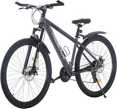 BSTSEL 29 Inch Mountain Bike 17.5 Inch Aluminum Frame With Lockout Suspension Fork Mountain Bicycle 21 Speeds with Dual Disc-Brake Suitable