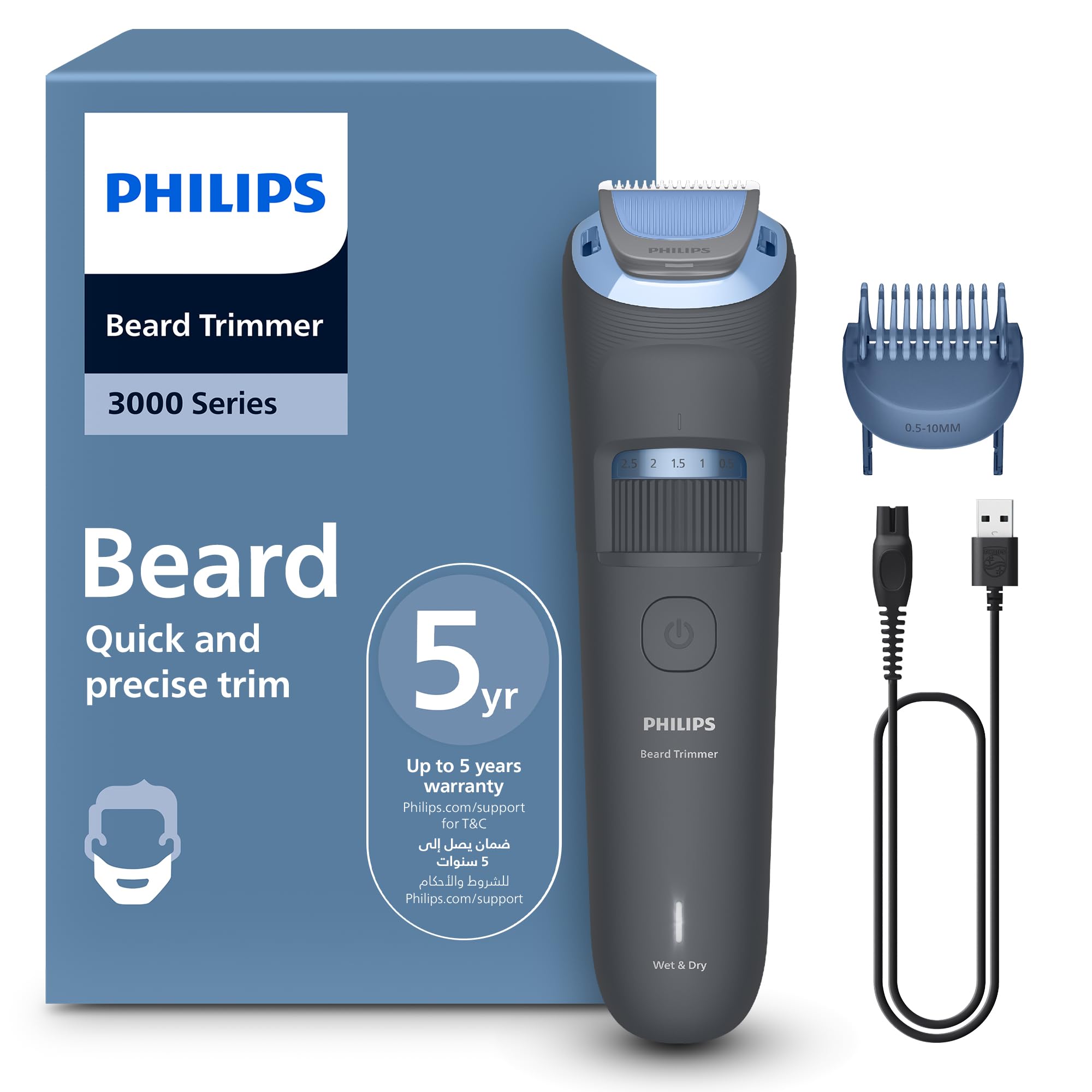 Philips Tondeuse à barbe 3000 BT3617/15