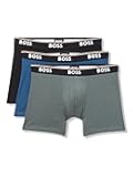 BOSS Men's 3-pack Multi Color Bold Logo Boxer Briefs
