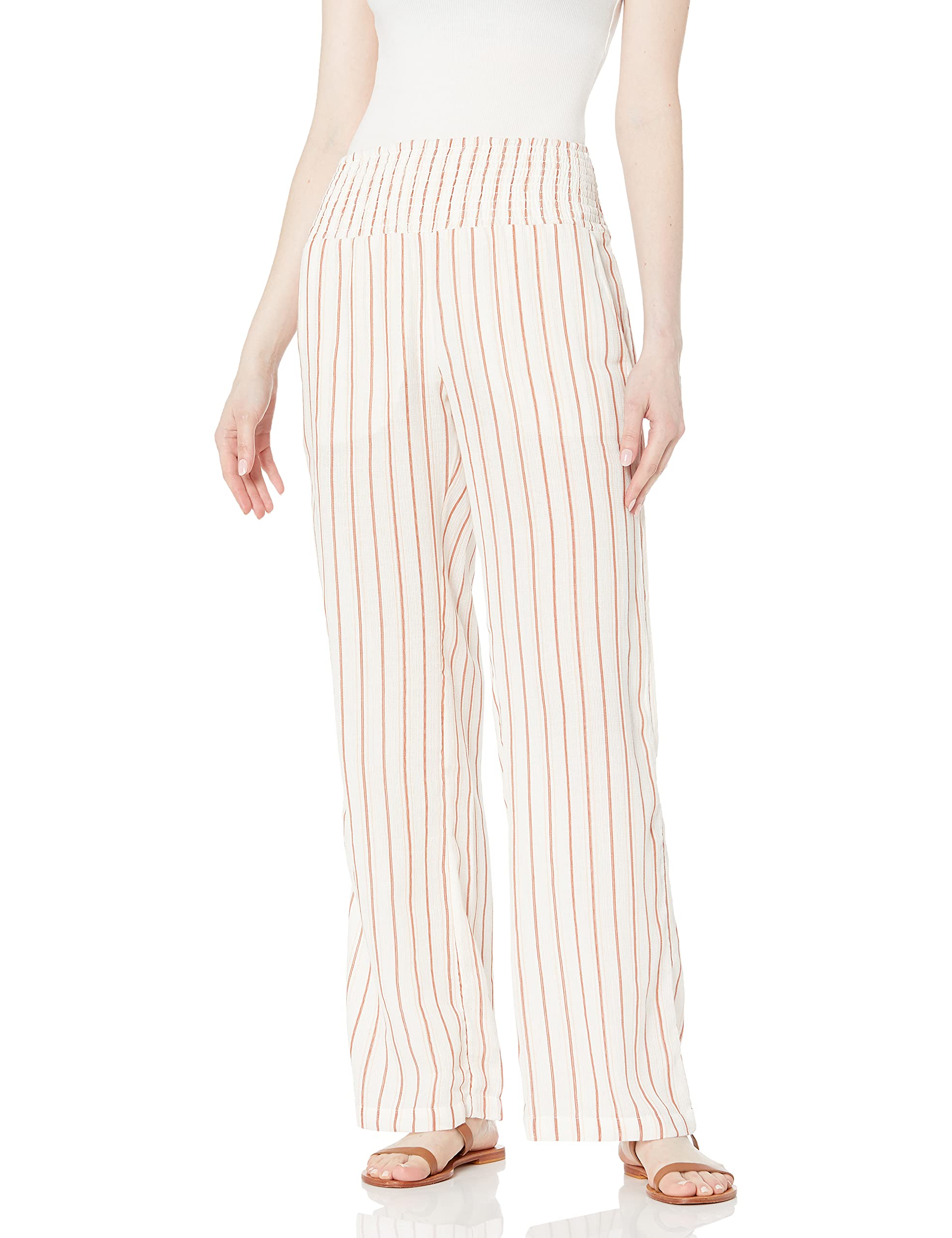 Billabong womens New Waves Stripe Casual Pants Salt Crystal Small US