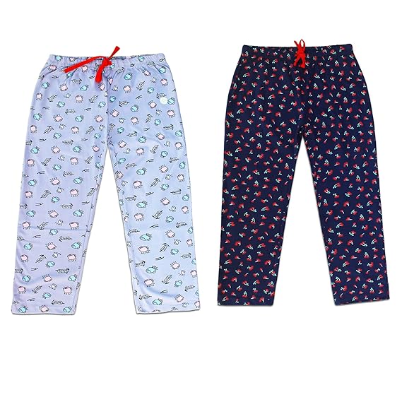 Girls Pyjama -Pack of 2(Multicolor)
