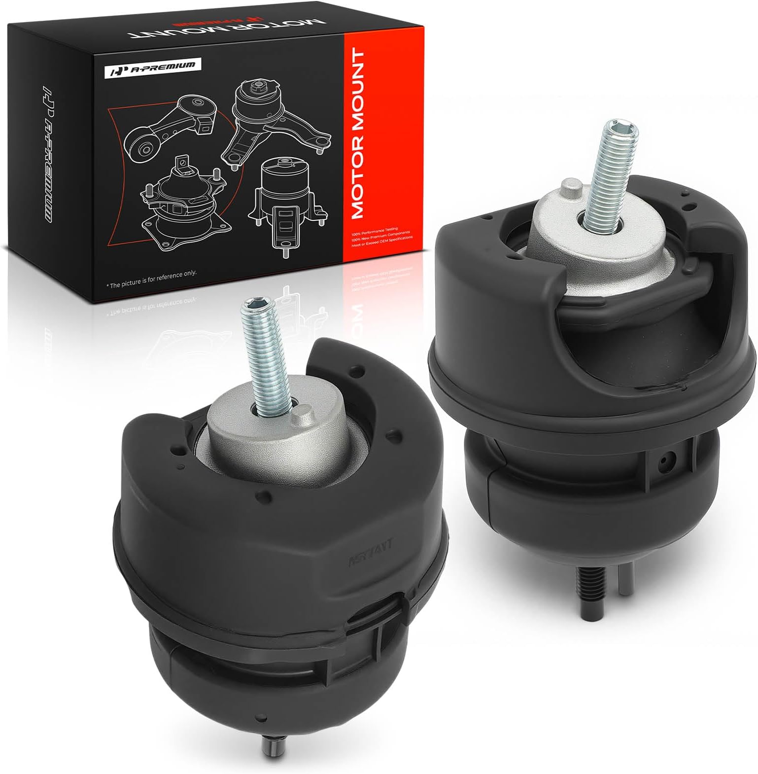 A-Premium 2PCS Front Left and Right Engine Motor Mount Kit Compatible with Cadillac CTS 2008-2015, 3.0L 3.6L 6.2L, Replace# 22783392, 25973848