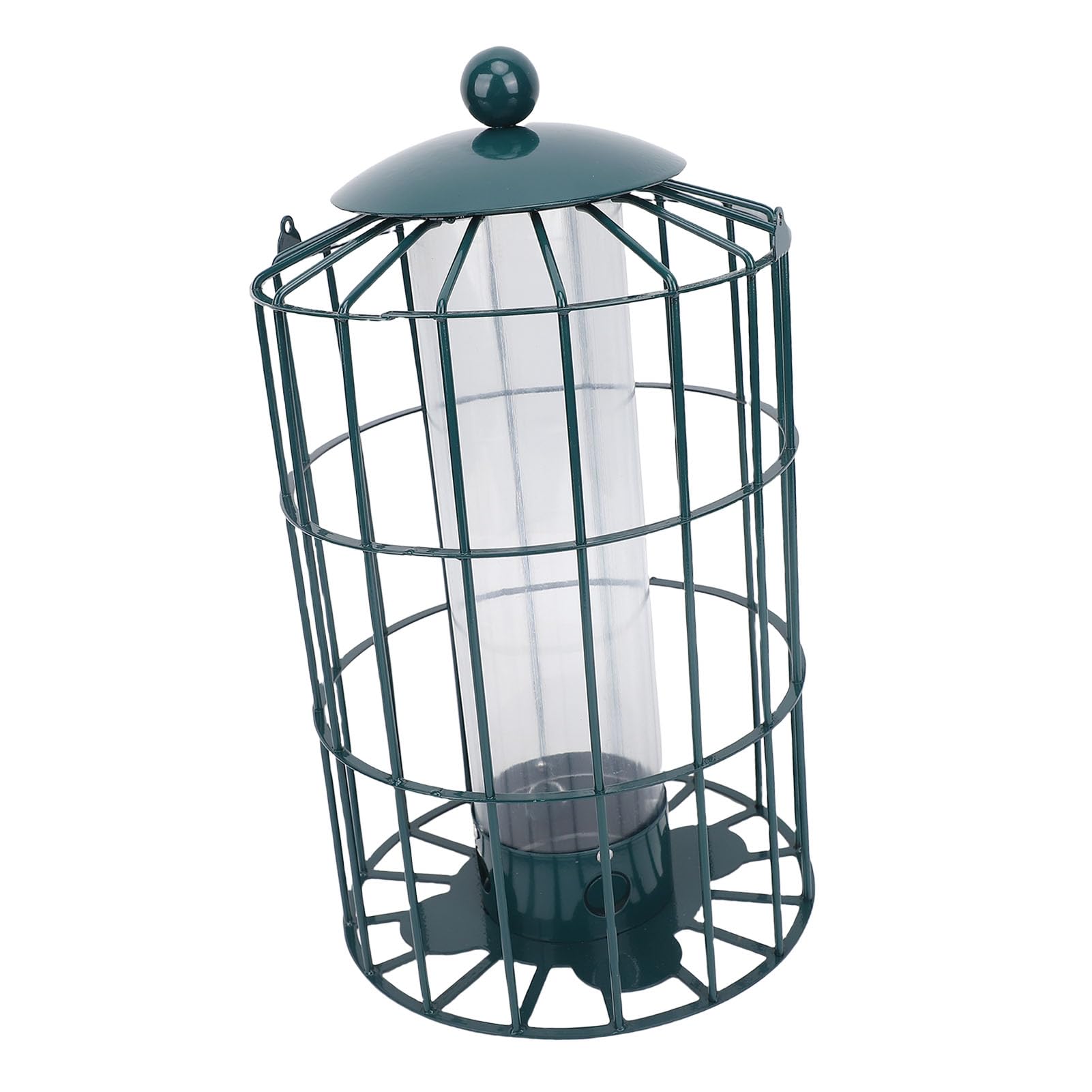 Acouto Comedero para Pájaros Enjaulado para Pájaros Silvestres Tubo Colgante A Prueba de Exteriores Comedero para A Prueba de Masticables A de Herrumbre 7 1x12 6 Pulgadas Hierro Hierro la Voluntad