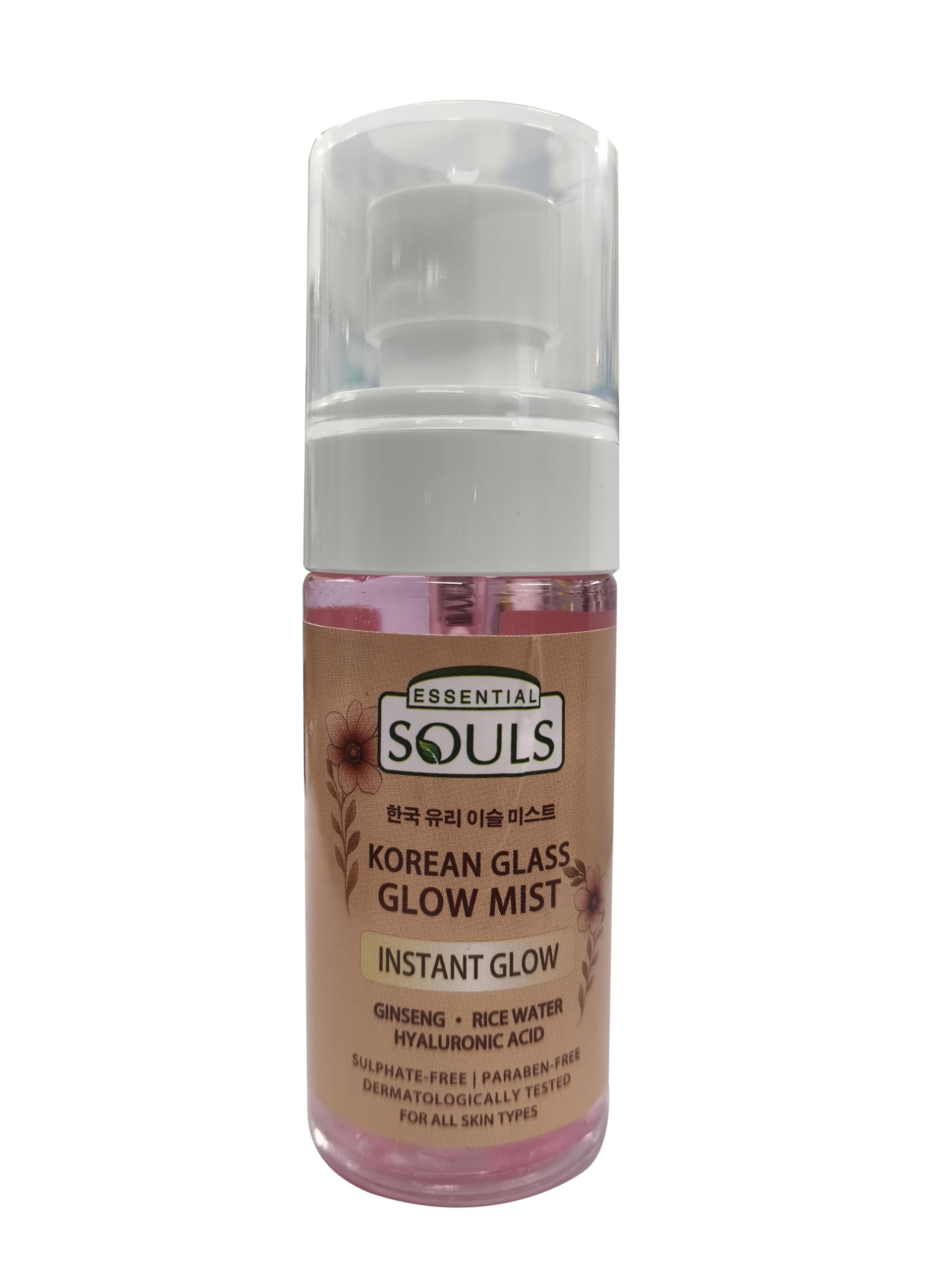 Korean Glass Glow Face Mist – Hydrating & Brightening Spray with Rice Water, Niacinamide & Ginseng | Dewy Glow & Radiance Booster | For All Skin Types – 100ml-image-5