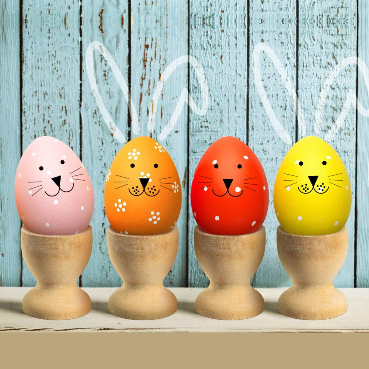 Egg Holder Countertop Laser Cut Wooden Egg Stand Easter Egg Display ...