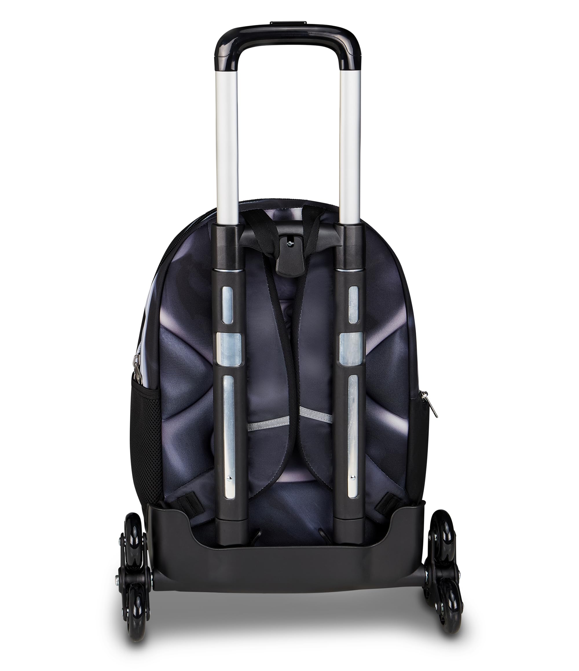 Seven Trolley Scuola Comby 8 ruote SHADOWS OF COLOR, Nero, 31 L, Scomponibile, Uso zaino, Barra telescopica regolabile, Tasca attrezzata, Tasca porta pc, Scuola elementare e media, Bambini, Ragazzi