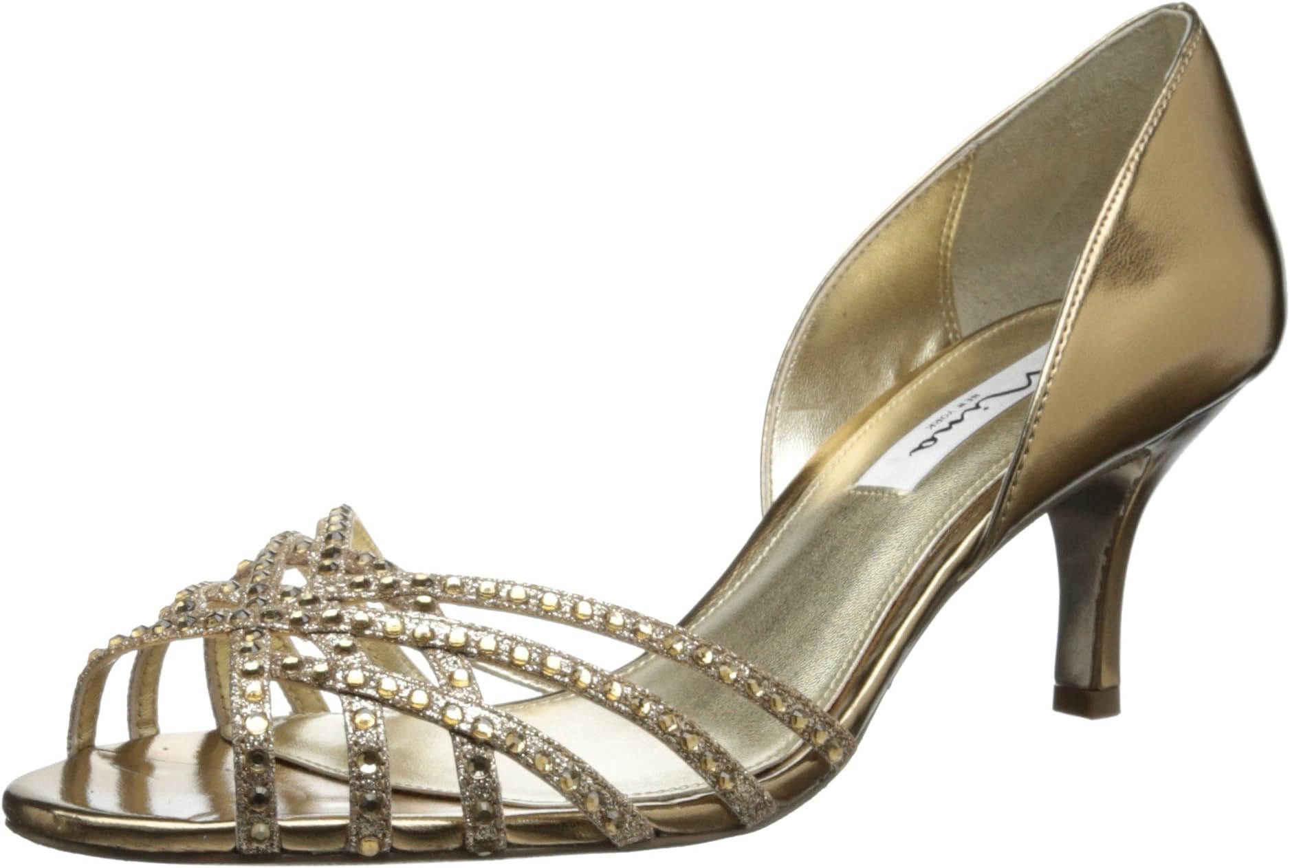 NINA Women's Coastal-YY Dress Sandal, Bronze/Light Bronze, 4 UK