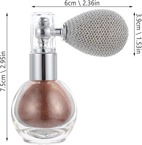 Miniatura 2 de Spray Mujeres Maquillaje Cuerpo Cabello Iluminador Pulverizador Brillo Brillo Polvo Maquillaje Cuerpo Polvo Purpurina Cobre
