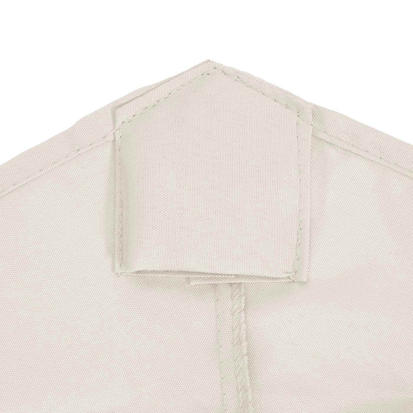 Mendler Funda de repuesto para sombrilla semicircular Parla, 270 cm, color crema