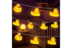 Light up your space with AceList 20 LED Duck Candle String Lights
