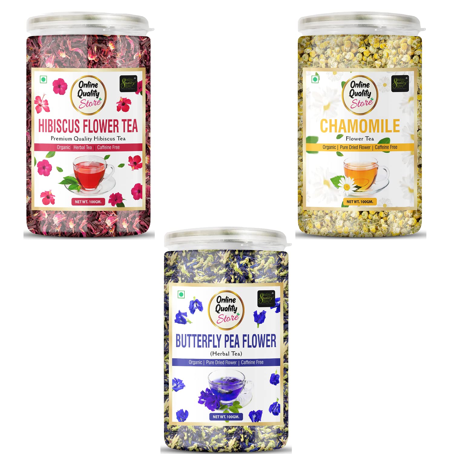 See full amazon price history chart for Online Quality Store Combo of Butterfly Pea Tea, Hibiscus Flower Tea, Chamomile Flower Tea -100g Each Hibiscus, Chamomile Herbal Tea Mason Jar (3 x 100 g) Online Quality Store Combo of Butterfly Pea Tea, Hibiscus Flower Tea, Chamomile Flower Tea -100g Each Hibiscus, Chamomile Herbal Tea Mason Jar (3 x 100 g) (B09SGPT3CY) Amazon Price History, Amazon Price Tracker