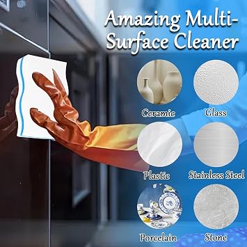 STARVAST Pack of 24 Melamine Dirt Erasers Miracle Sponge Cleaning Sponge Magic Sponge Eraser Sponge for Kitchen Household - Premium Sponges Extra Thick
