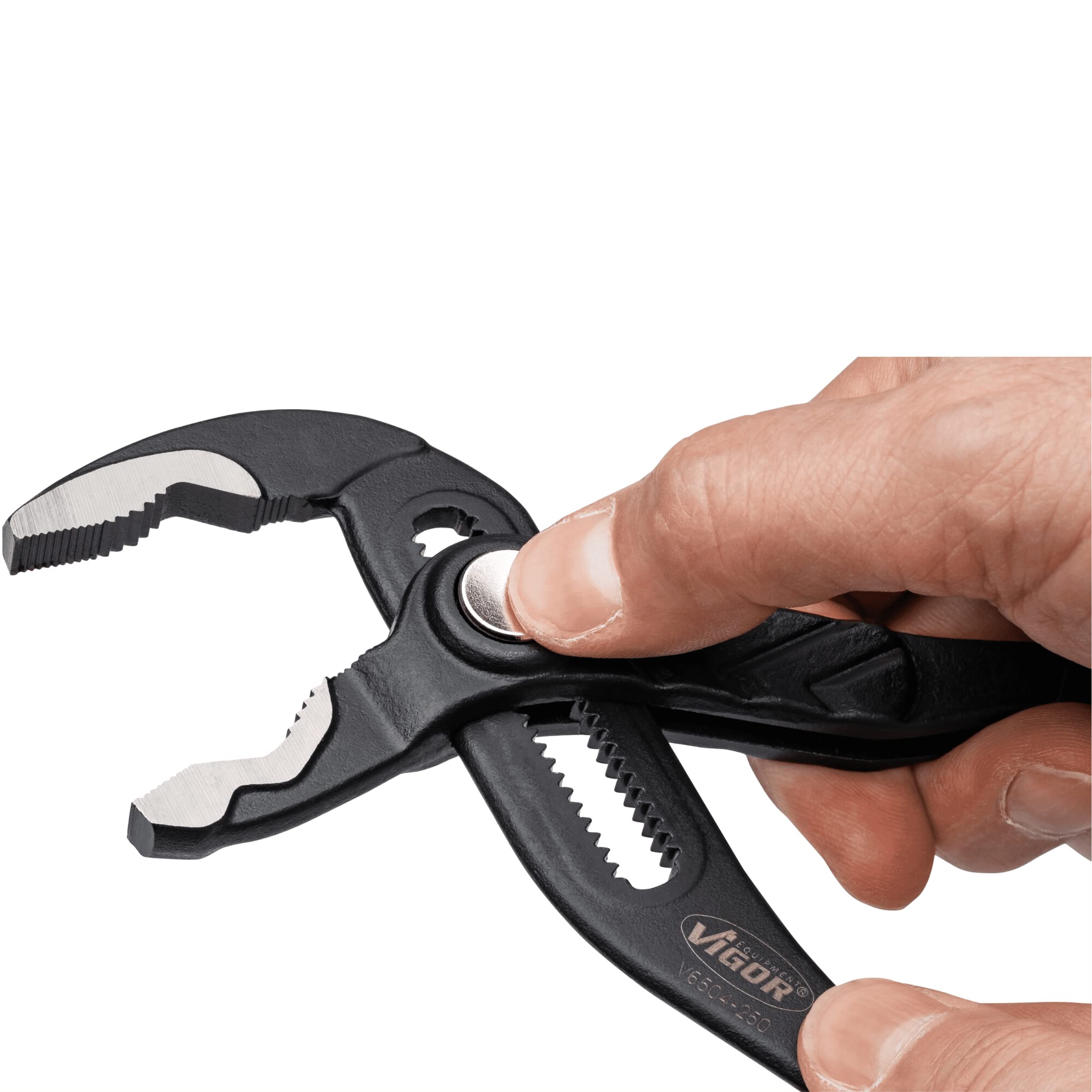 VIGOR Alicates universales ∙ con botón de presión ∙ V6504-250